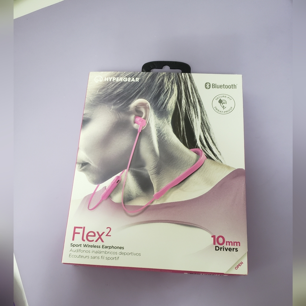 HYPERGEAR Pink Flex2 Sport Wireless Earphones